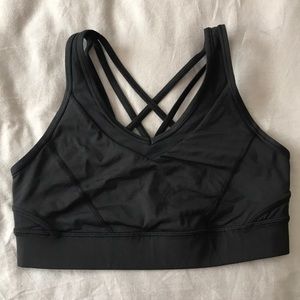 Lululemon black sports bra